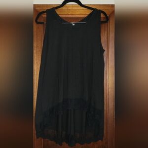 Unk Black Flowy Tank Top
